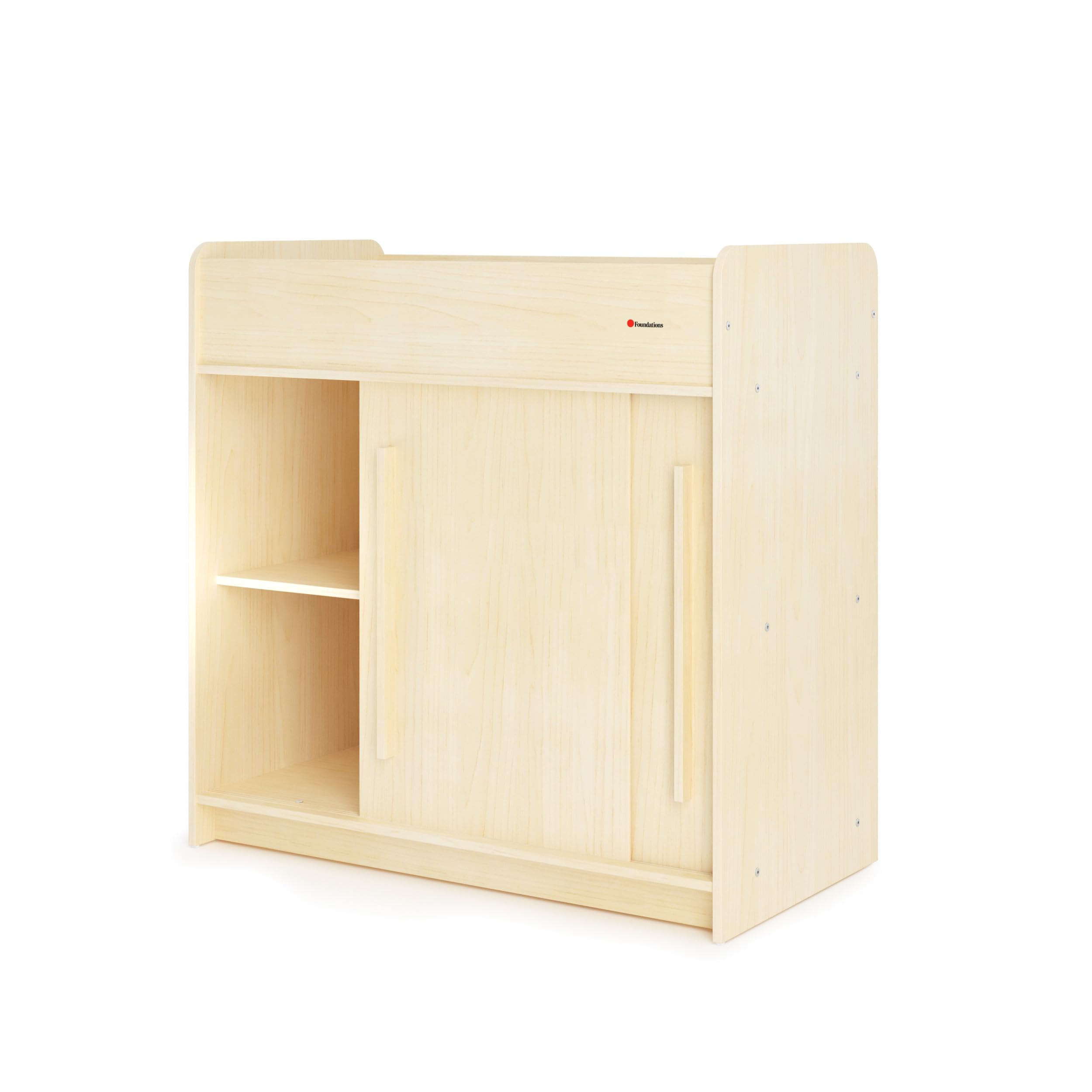 Daycare Changing Table with Storage and Safety Strap
