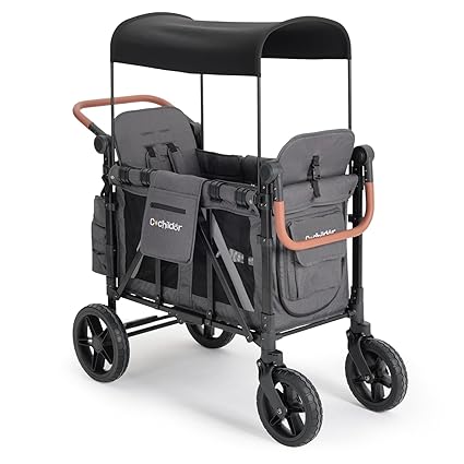 Elite 2 Seater Wagon Stroller for Kids, Foldable Stroller Wagon