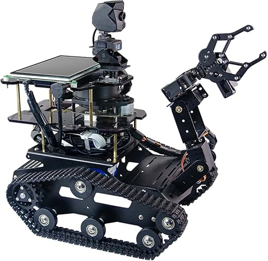 Robot Kit for Jetson Nano ROS Programming Tank Car with SLAM Lidar Mapping Navigation