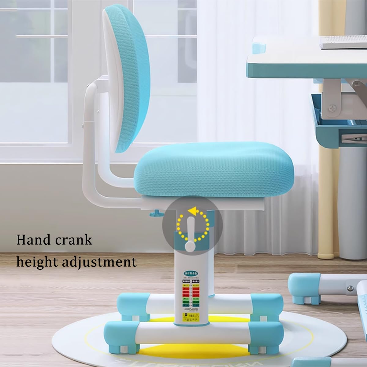Height Adjustable Kids Study Desk and Chair Set