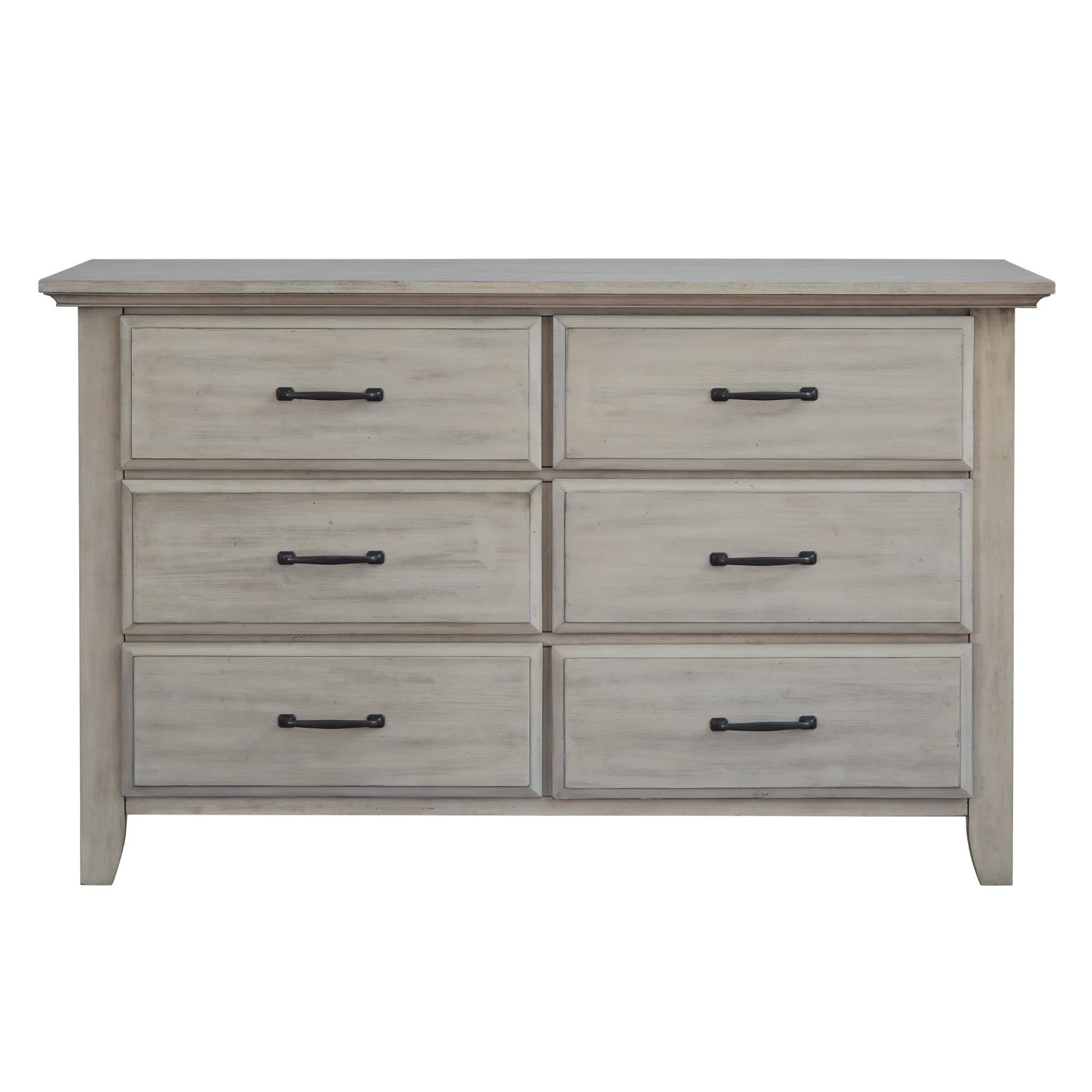6-Drawer Dresser with Velvet-Lined Drawers