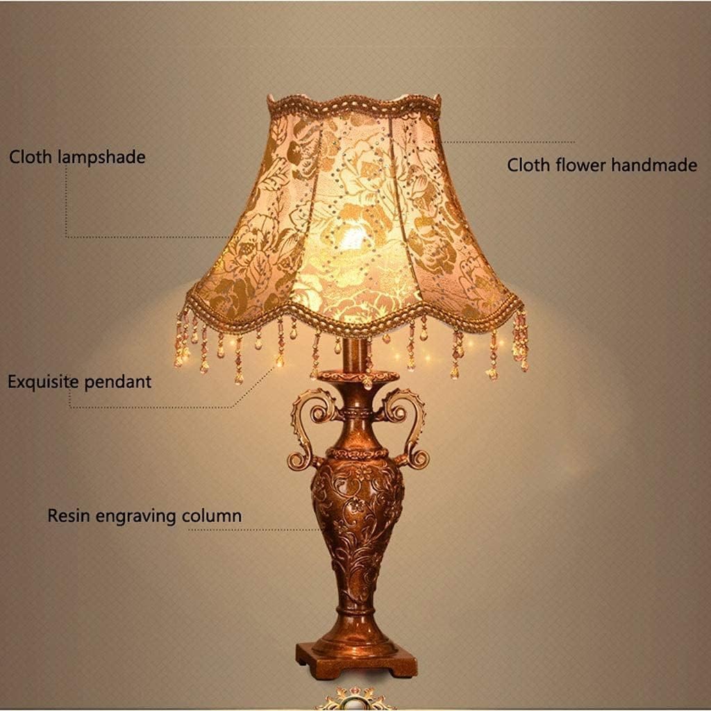 Nightstand Lamp Resin Body Creative Bedside Lamp Desk Lamp
