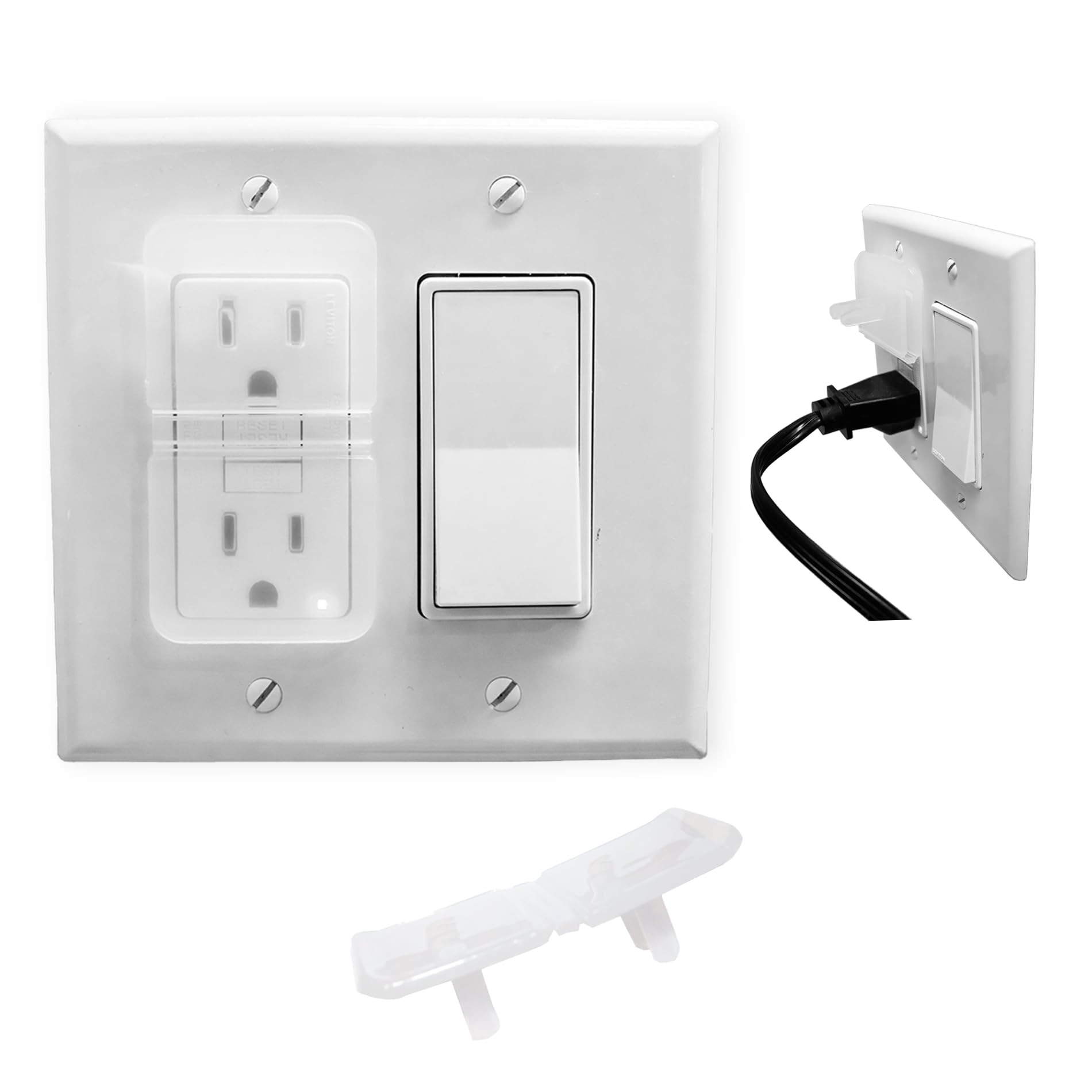 Outlet Covers Baby Proofing (20 Pack, 40 Sockets) | Baby Proof