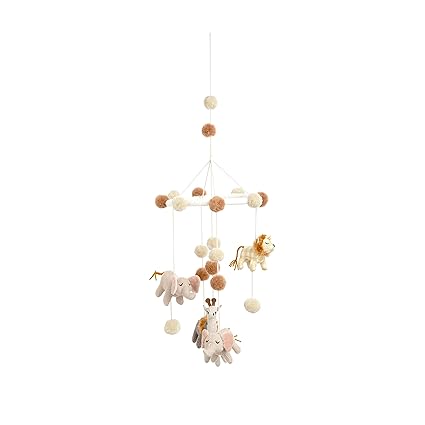Handcrafted Brass Ceiling Hanging Mobile for Nursery, Butterfly Nursery Decor for Girl, 6"x 6" x 36", Baby Girl Nursery Decor, Butterfly Mobile