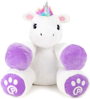 Plushible Poppy The Unicorn Stuffed Animal, 44" Plush Unicorn Toy for Girls & Boys
