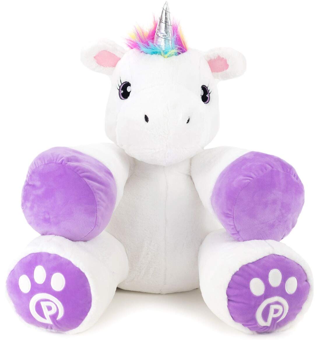 Plushible Poppy The Unicorn Stuffed Animal, 44" Plush Unicorn Toy for Girls & Boys