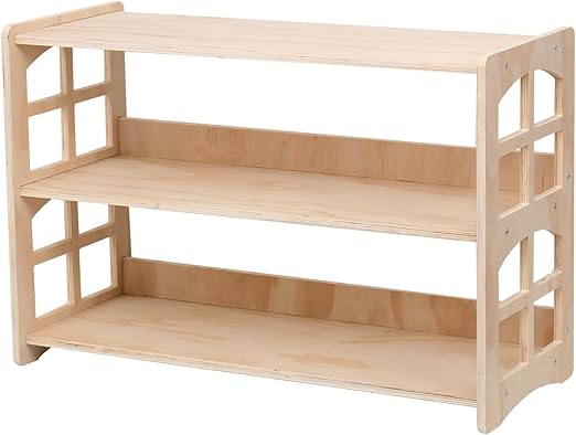 Montessori Bookshelf Toy Shelf Kids Storage Organizer for Toys Book