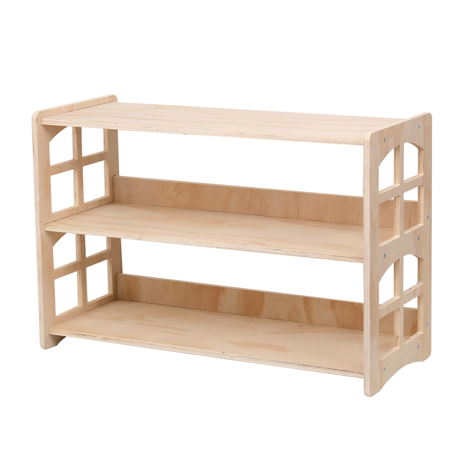 3-Tier Montessori Bookshelf for Kids