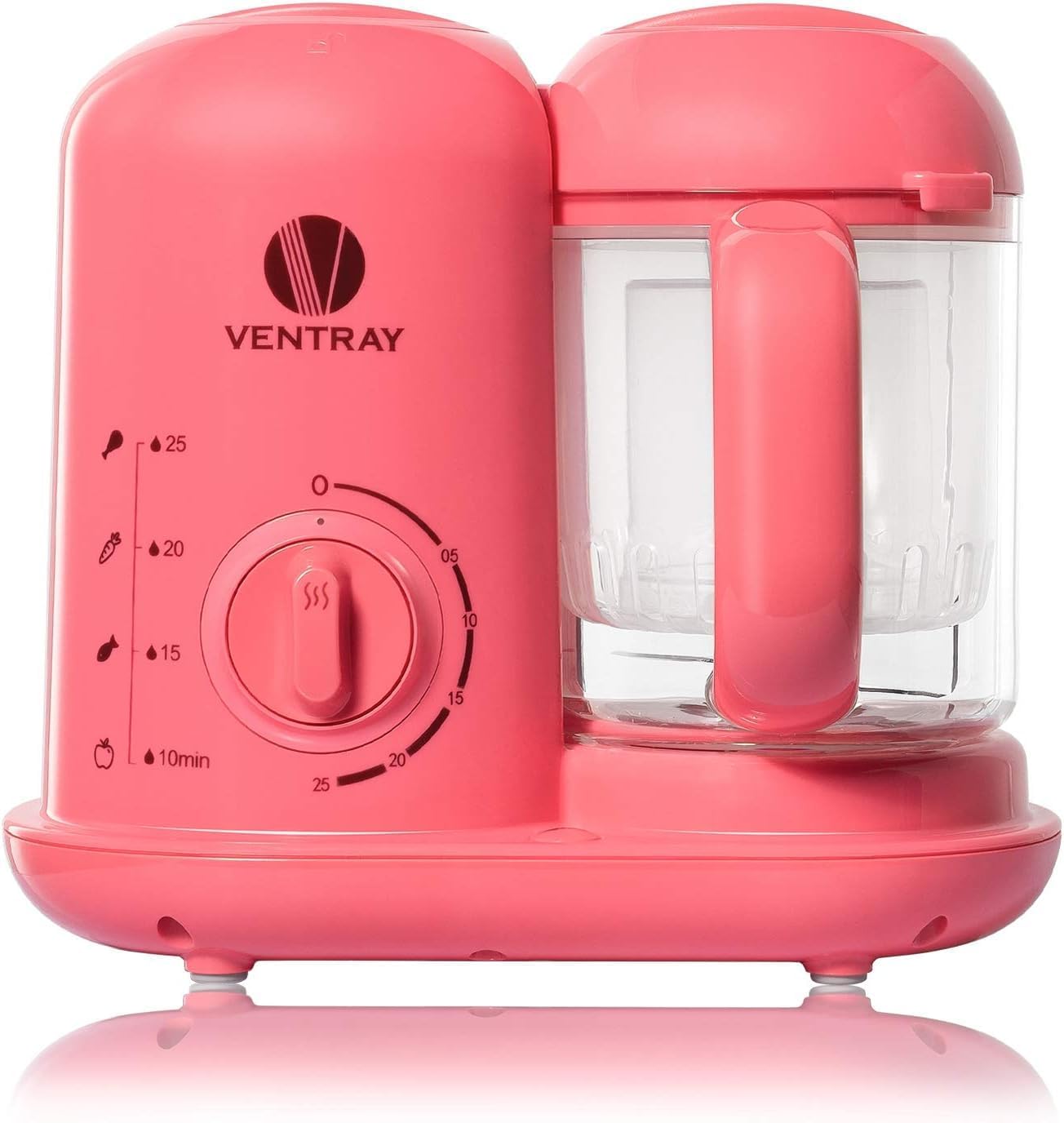 Ginnie Cold Press Juicer Machines, Compact Small Slow Masticating Juicer
