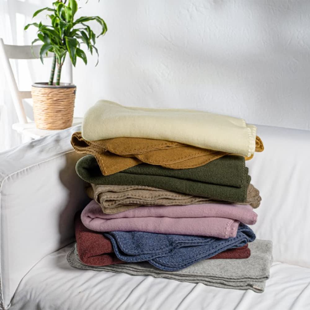 Kids Thermal Throw: Organic Merino Wool Baby Receiving Blanket