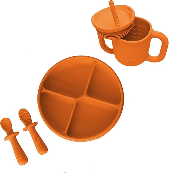 Silicone Baby Plates Set with Suction – Feeding Essentials