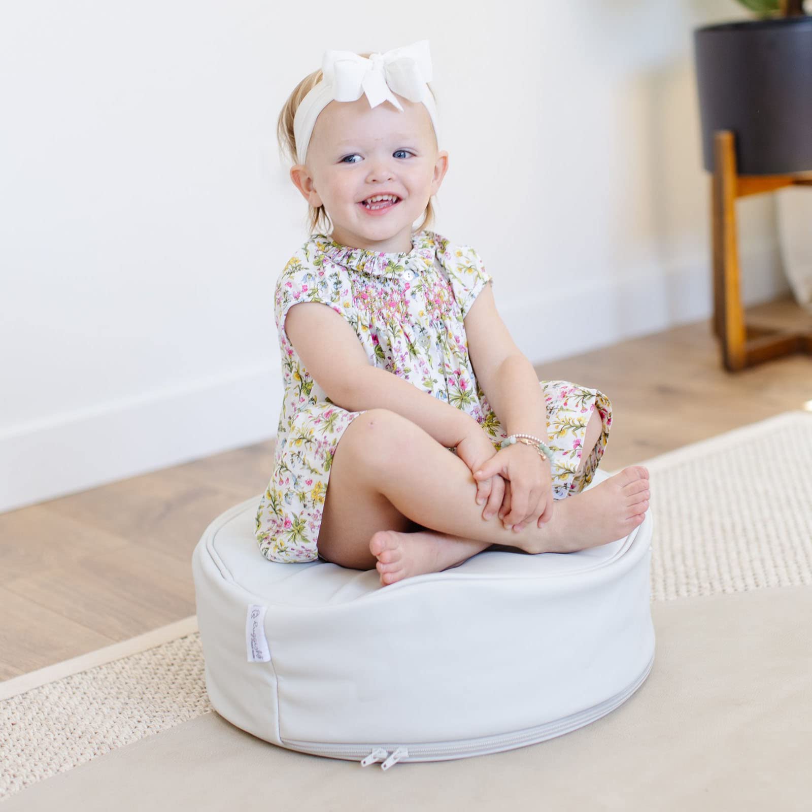 Perch Convertible Nursing Pillow 17" x 7" + Case for Breastfeeding + Bottle Feeding