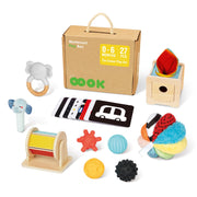 Montessori Toys 0-6 Months, Montessori Toy Set, 7 in 1 Newborn Baby Toys