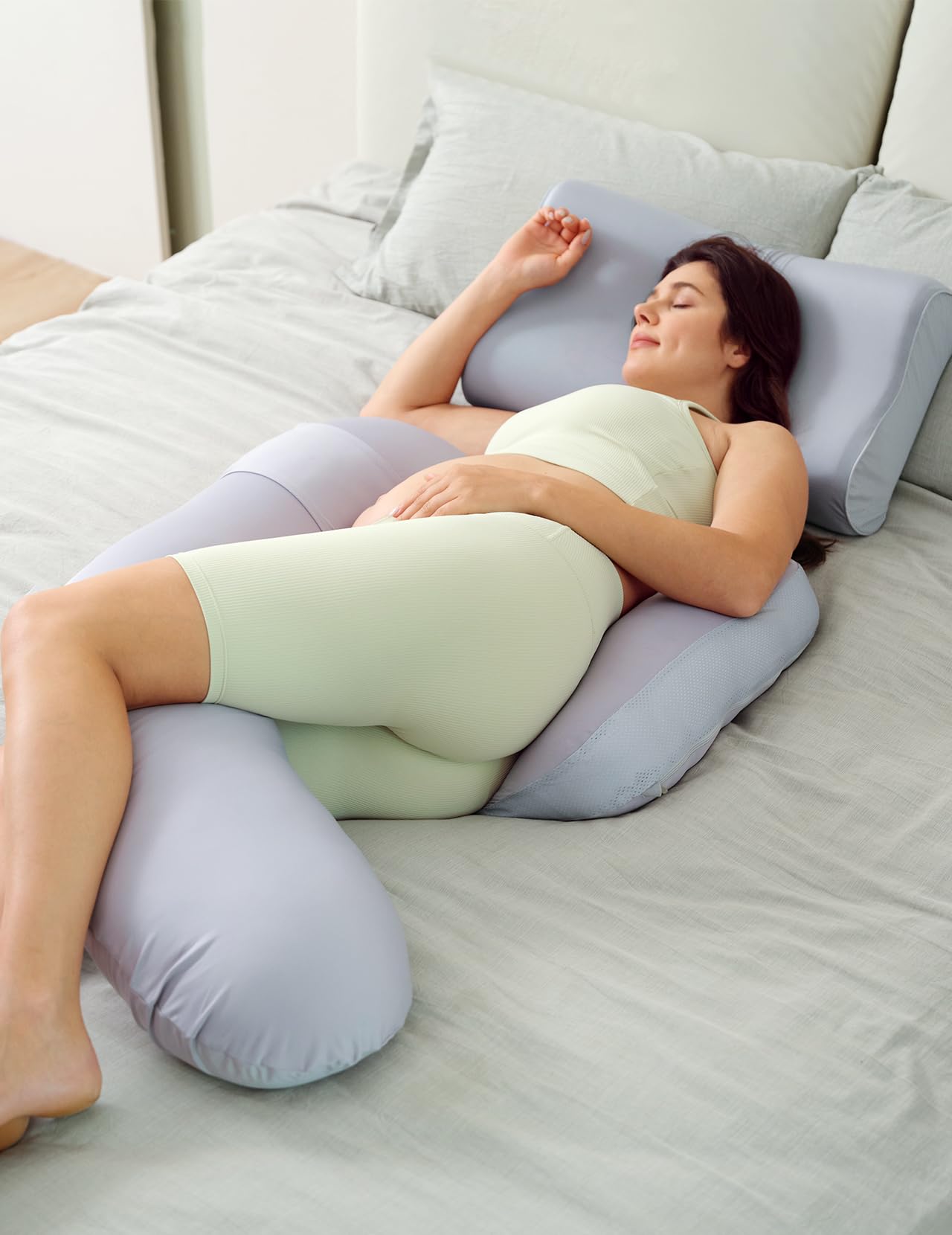 Pregnancy Pillow with Cooling Cover