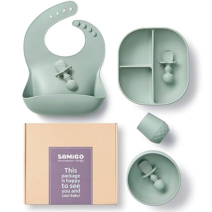 Silicone Baby Feeding Set, Baby Led Weaning Supplies