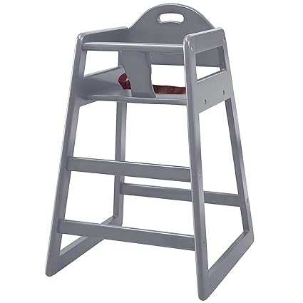 Wooden High Chair for Baby & Toddler – Restaurant-Style Stackable HighChair