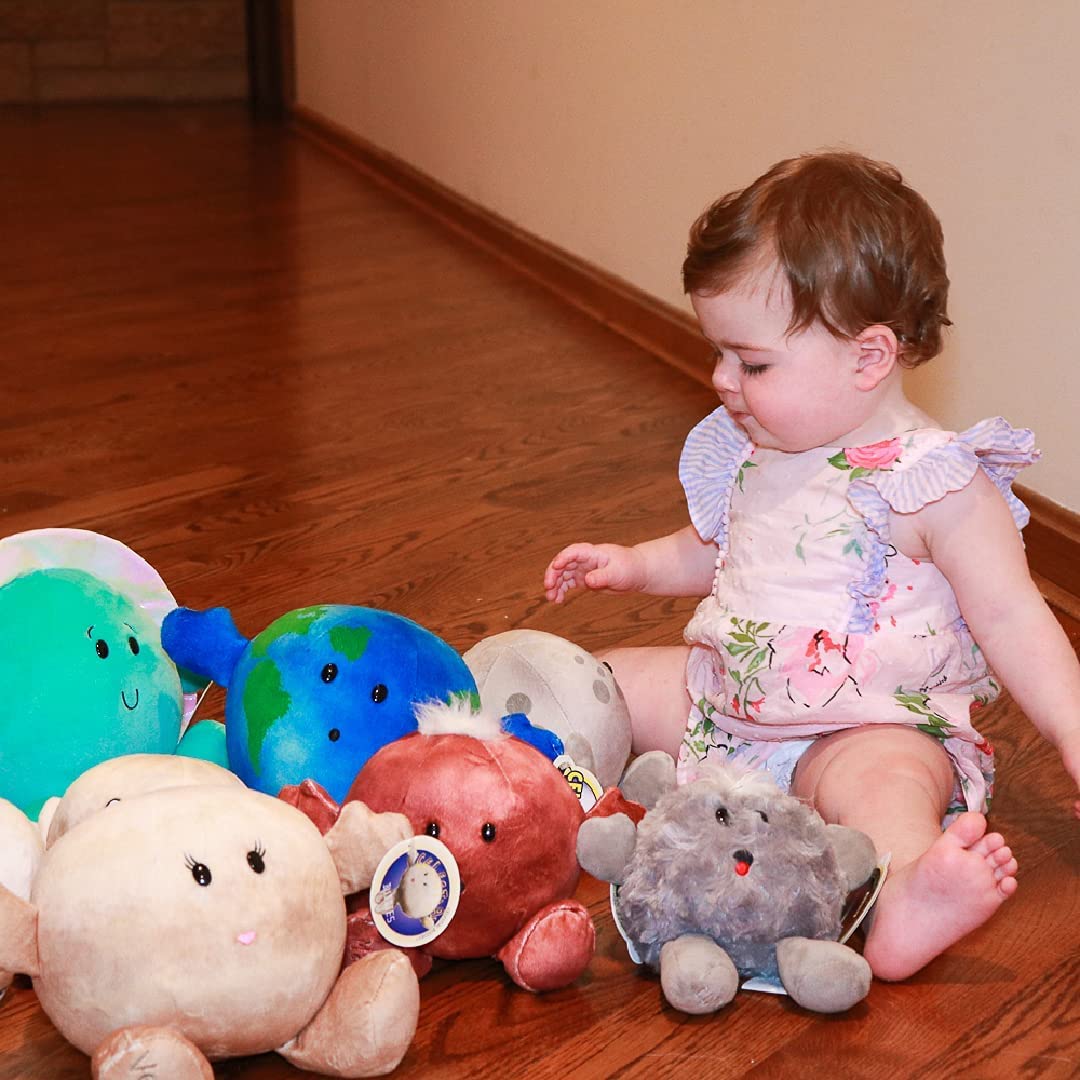 Solar System Set – 12‑Piece Plush Planet Bundle with Sun & Comet – Educational