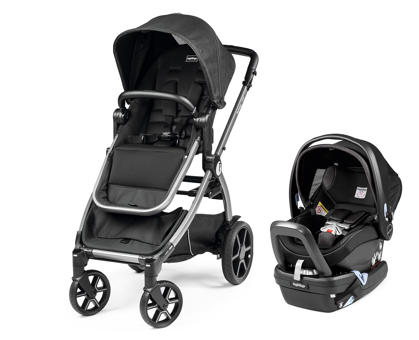 Ypsi Travel System - Includes Ypsi Lightweight Reversible Stroller and Primo Viaggio