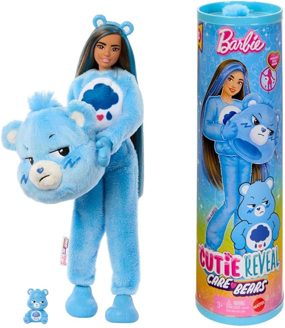 Cutie Reveal Doll & Accessories, Care Bears Series, Fashion Doll