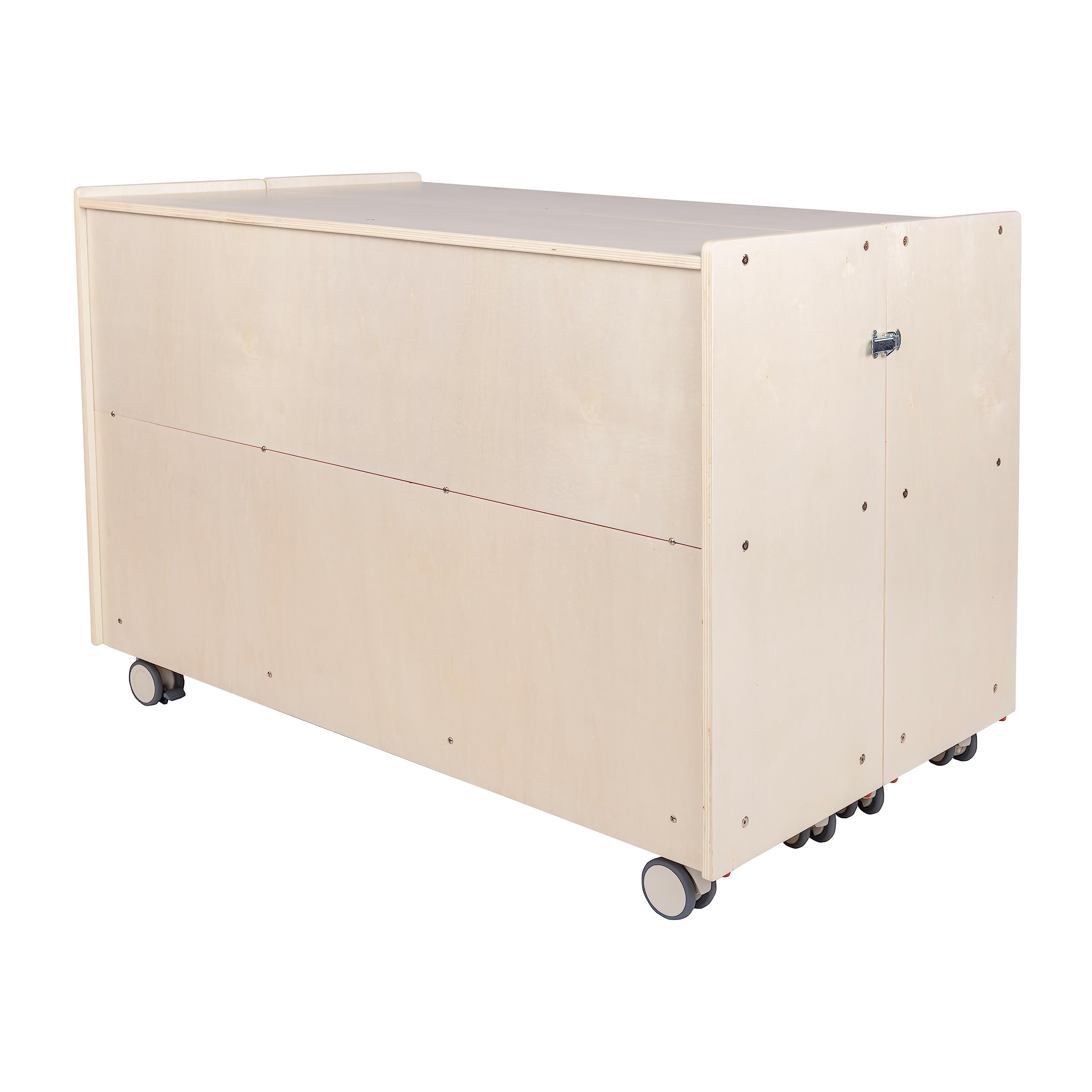 Mobile Fold-N-Lock Storage Shelf for Classroom and Daycare