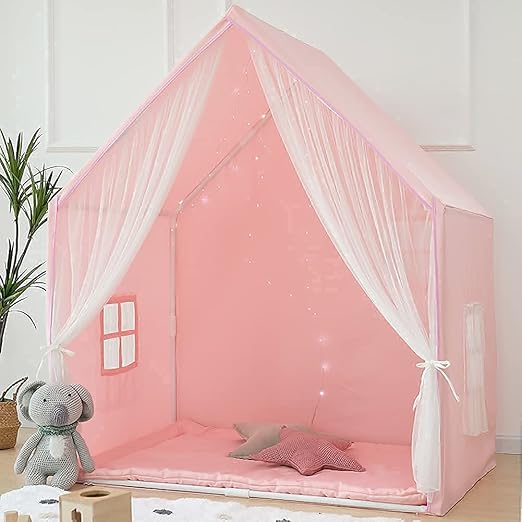 Tent with Mat, Razee Large Playhouse Tent Indoor, Play House Kids