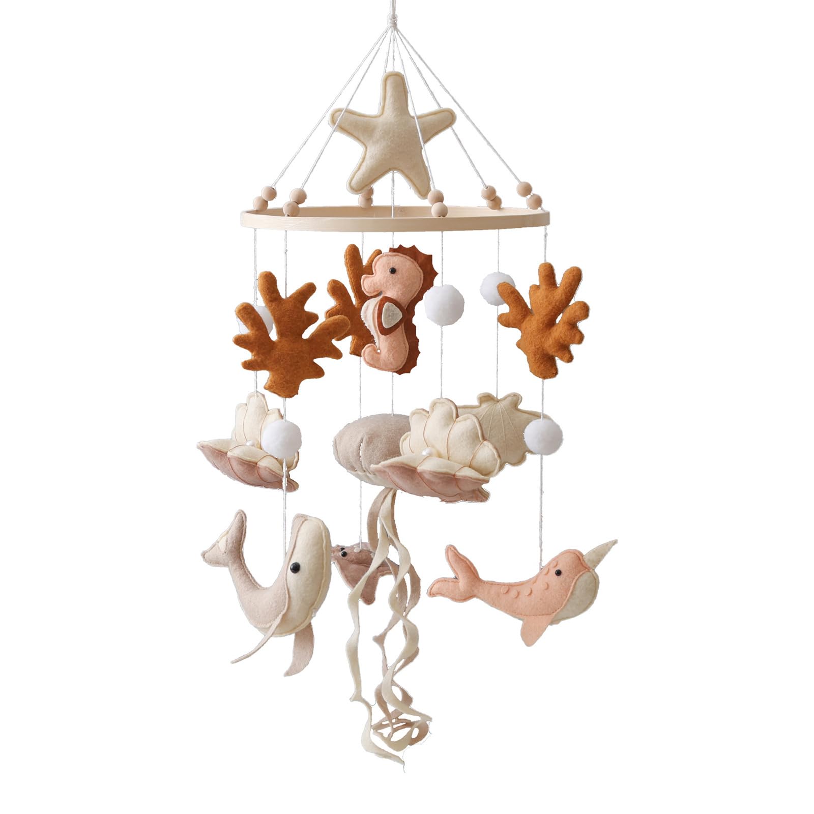 Ocean Theme Crib Mobile for Baby Nursery