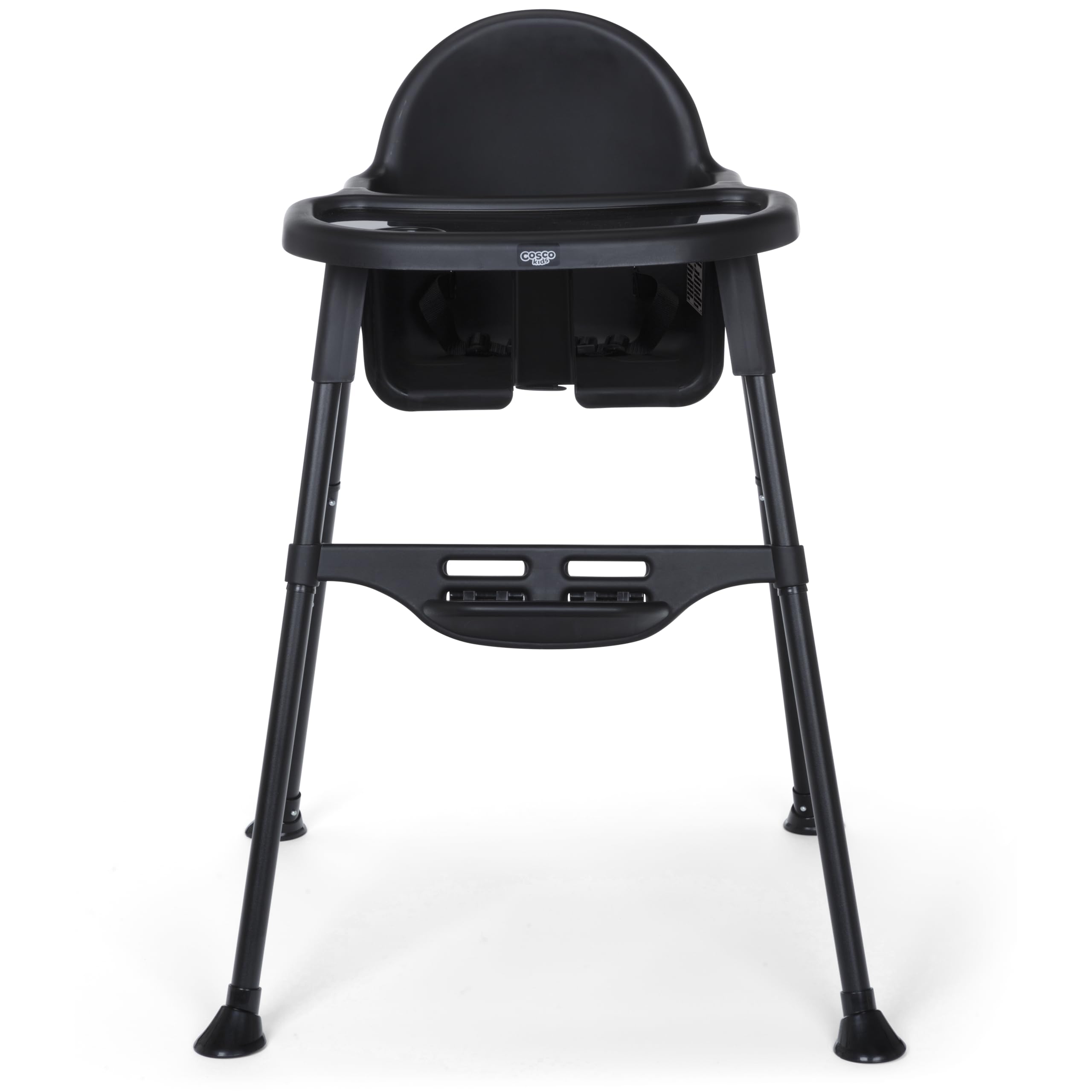 Lightweight Portable High Chair with Adjustable Tray and Footrest