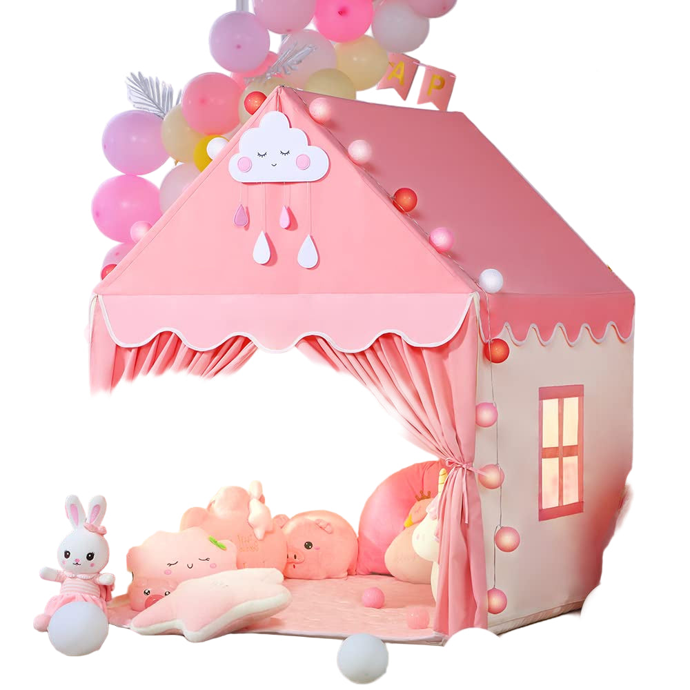 Kids Play Tents for Girls Large Fairy Playhouse for Kids