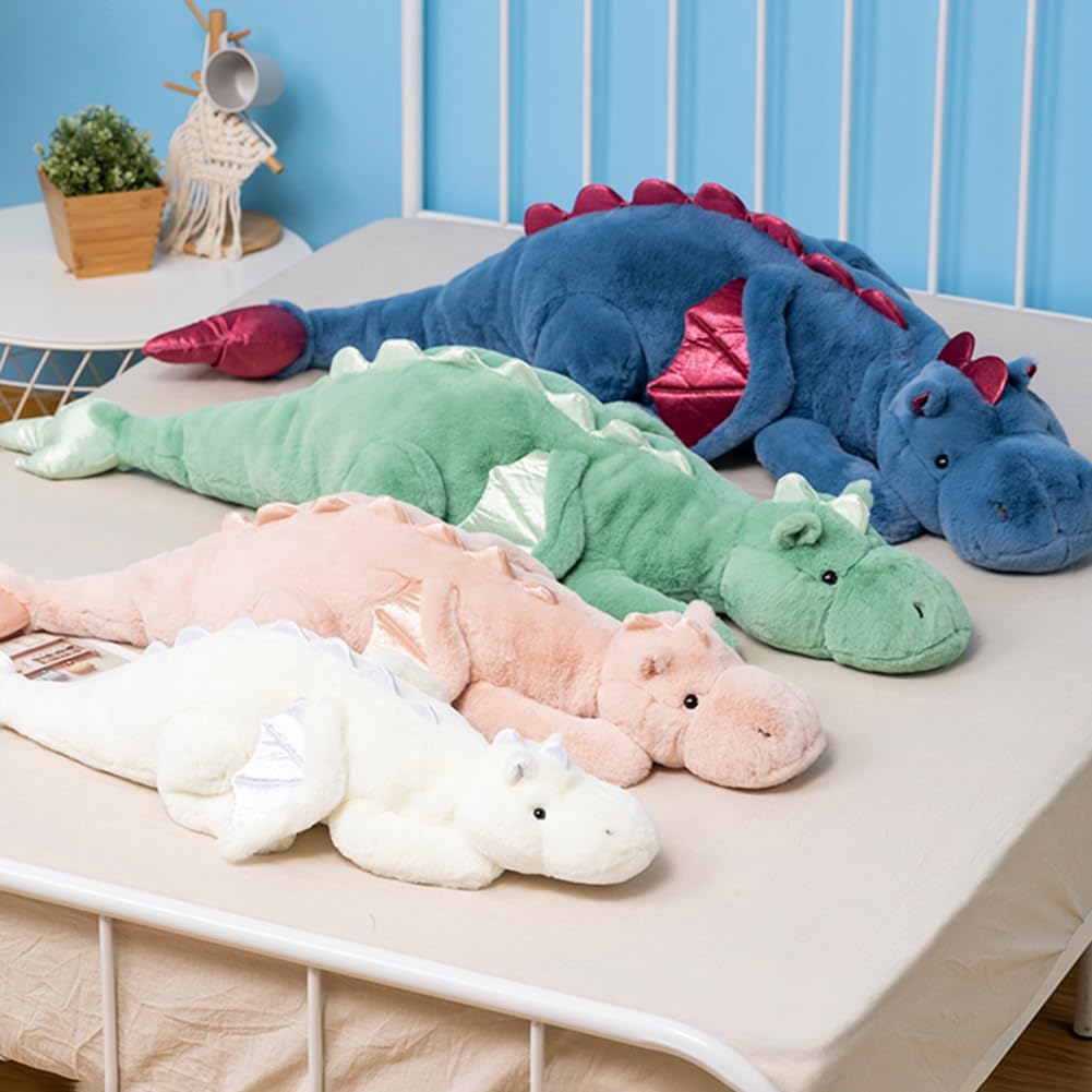 Weighted Stuffed Animals 10Lbs 35.4", Weighted Dragon Stuffed Animal for Kids and Adults