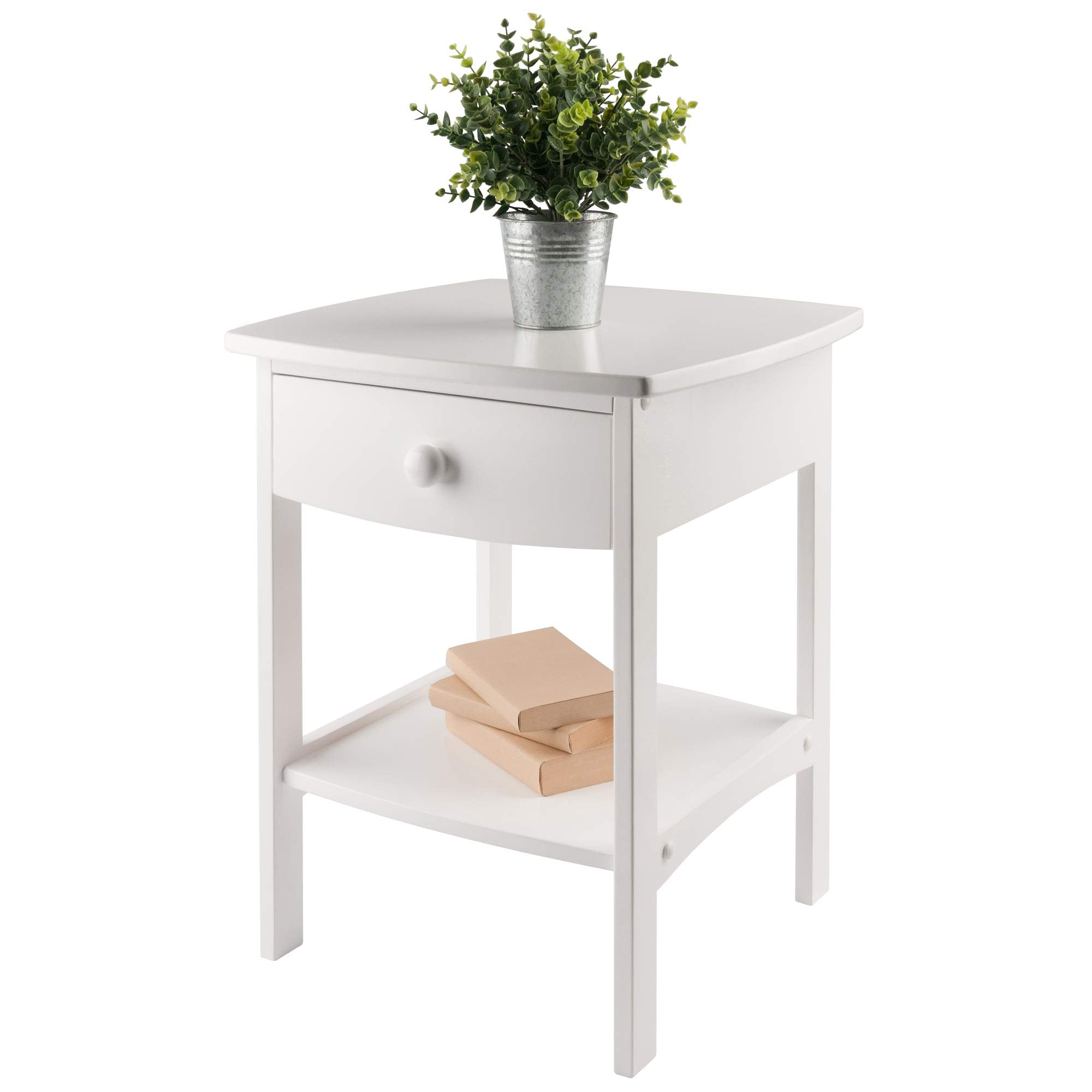 Claire Accent Table, FURNITURE, White