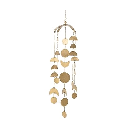 Handcrafted Brass Ceiling Hanging Mobile for Nursery, Butterfly Nursery Decor for Girl, 6"x 6" x 36", Baby Girl Nursery Decor, Butterfly Mobile