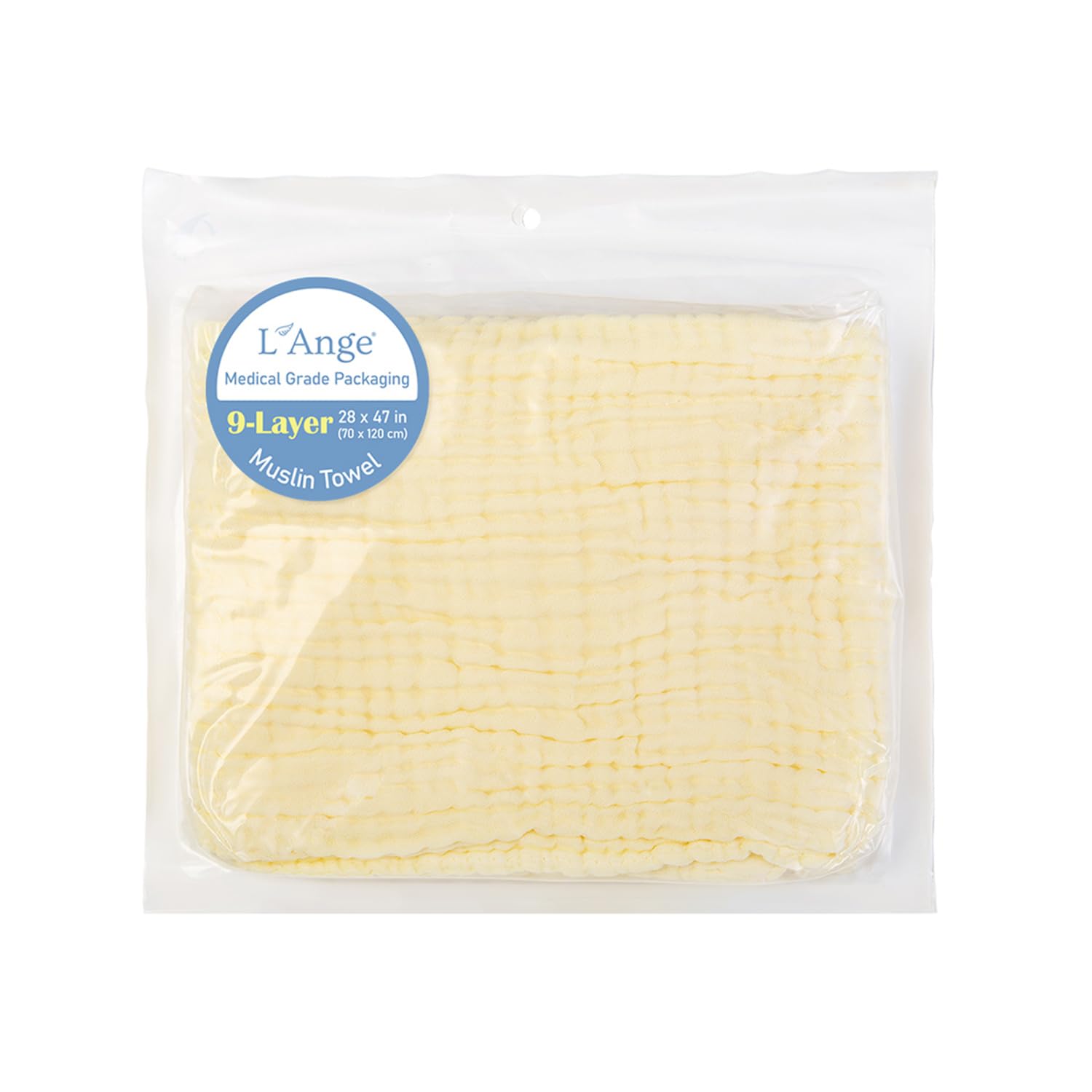 Bath Towel - 9 Layers 100% Cotton Muslin, Super Quick Dry, Medical