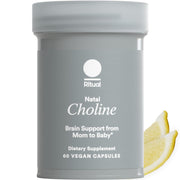 Natal Choline Supplement, 550mg, Supports Baby’s Cognitive Function When