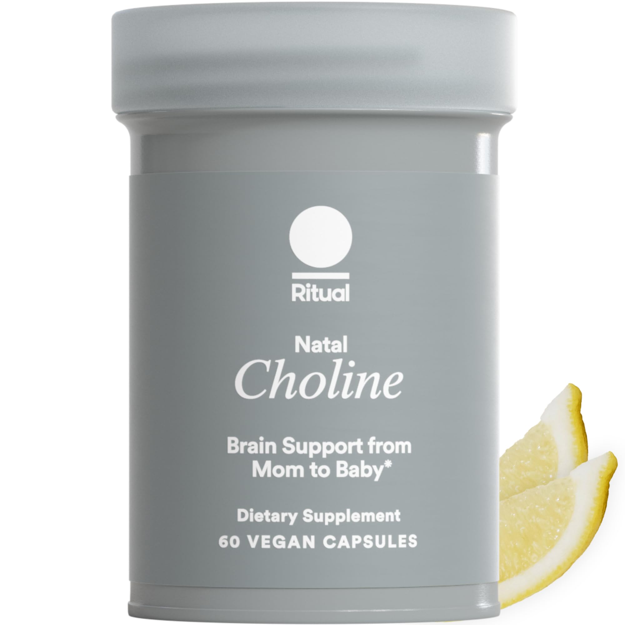 Natal Choline Supplement, 550mg, Supports Baby’s Cognitive Function When