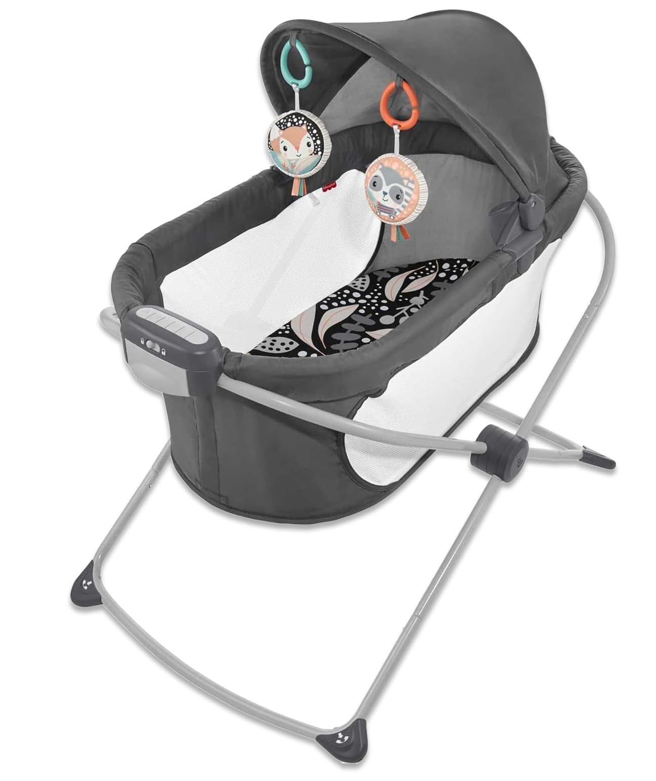 Baby Crib Soothing View Bassinet - Portable Bassinet for Baby Foldable
