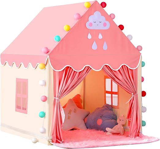 Kids Play Tents for Girls Large Fairy Playhouse for Kids