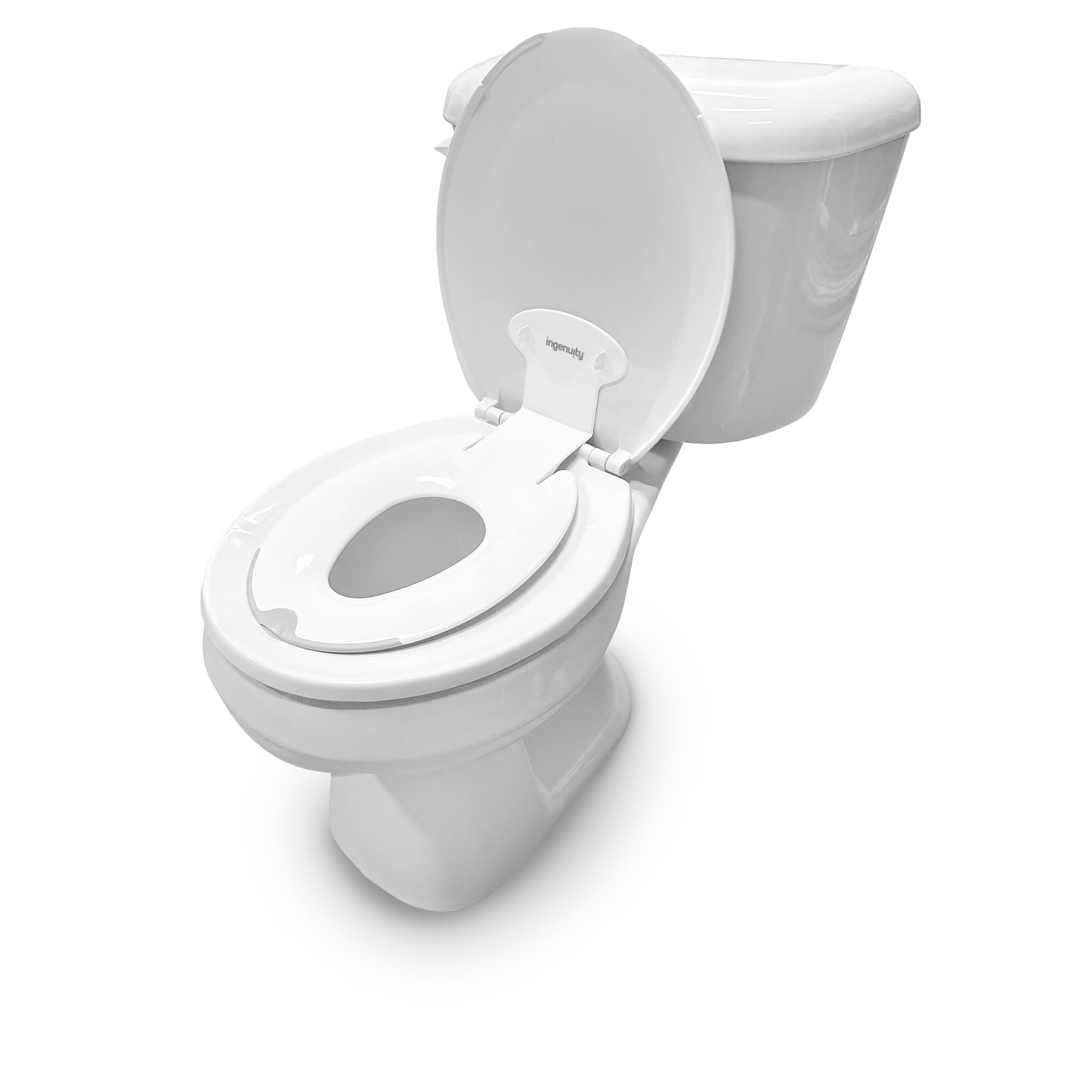 ity by Ingenuity Flip & Sit Potty Seat (White) – Easy to Set Up & Remove