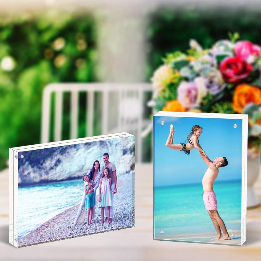 Acrylic Frame, 5 Pack 5x7 Acrylic Picture Frames