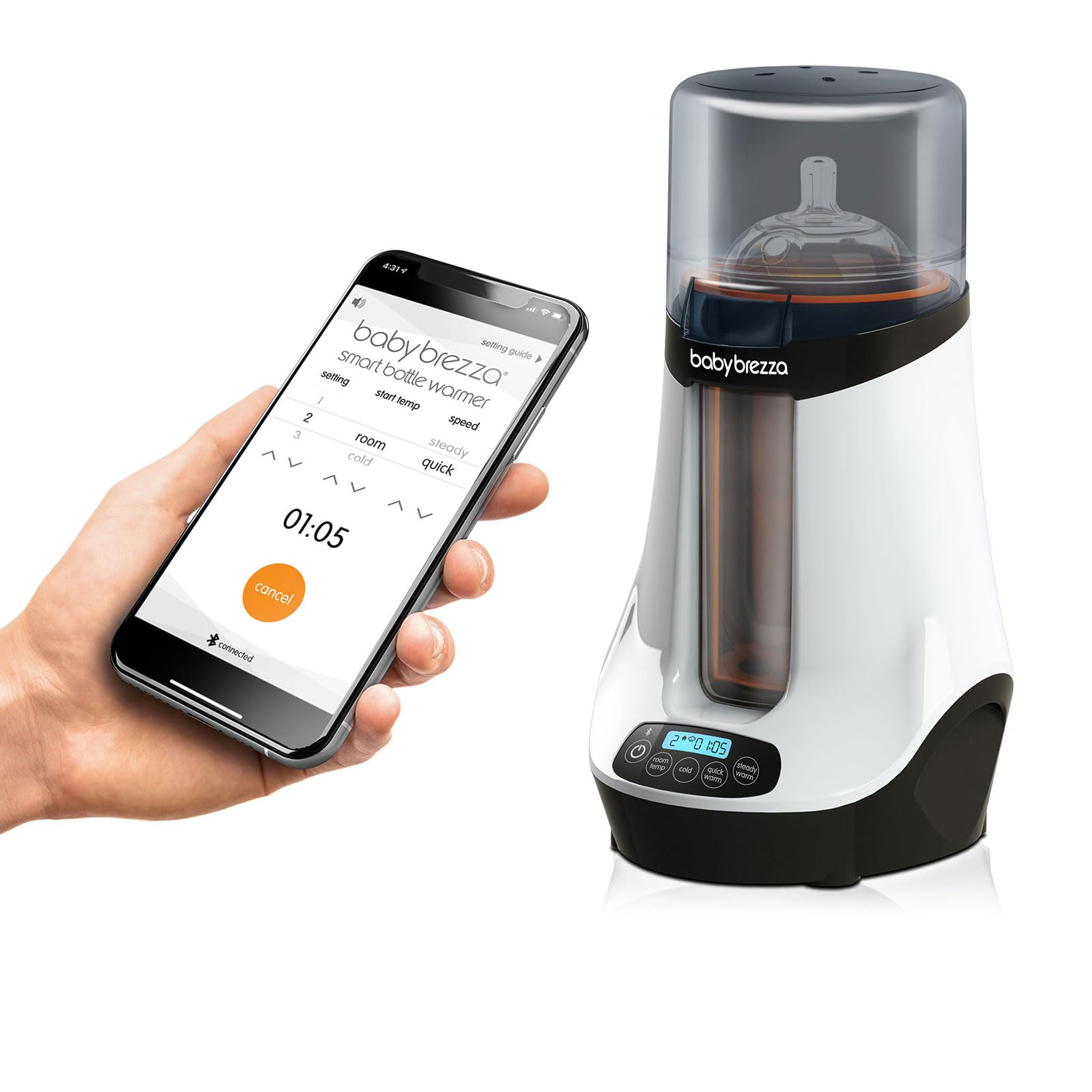 Smart Baby Bottle Warmer, Breastmilk Warmer + Defroster – Free
