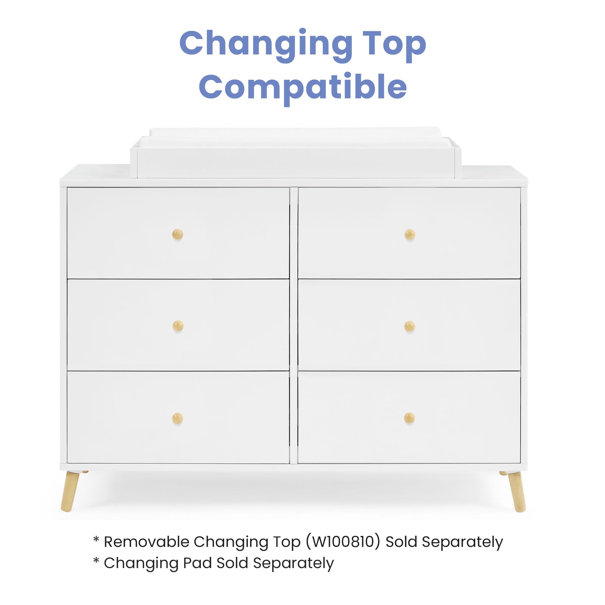 6 Drawer Dresser with Interlocking Safety System