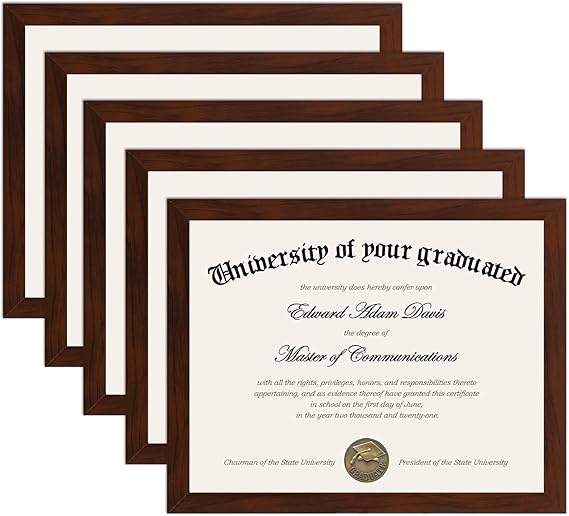 Certificate Frame with High Definition Glass
