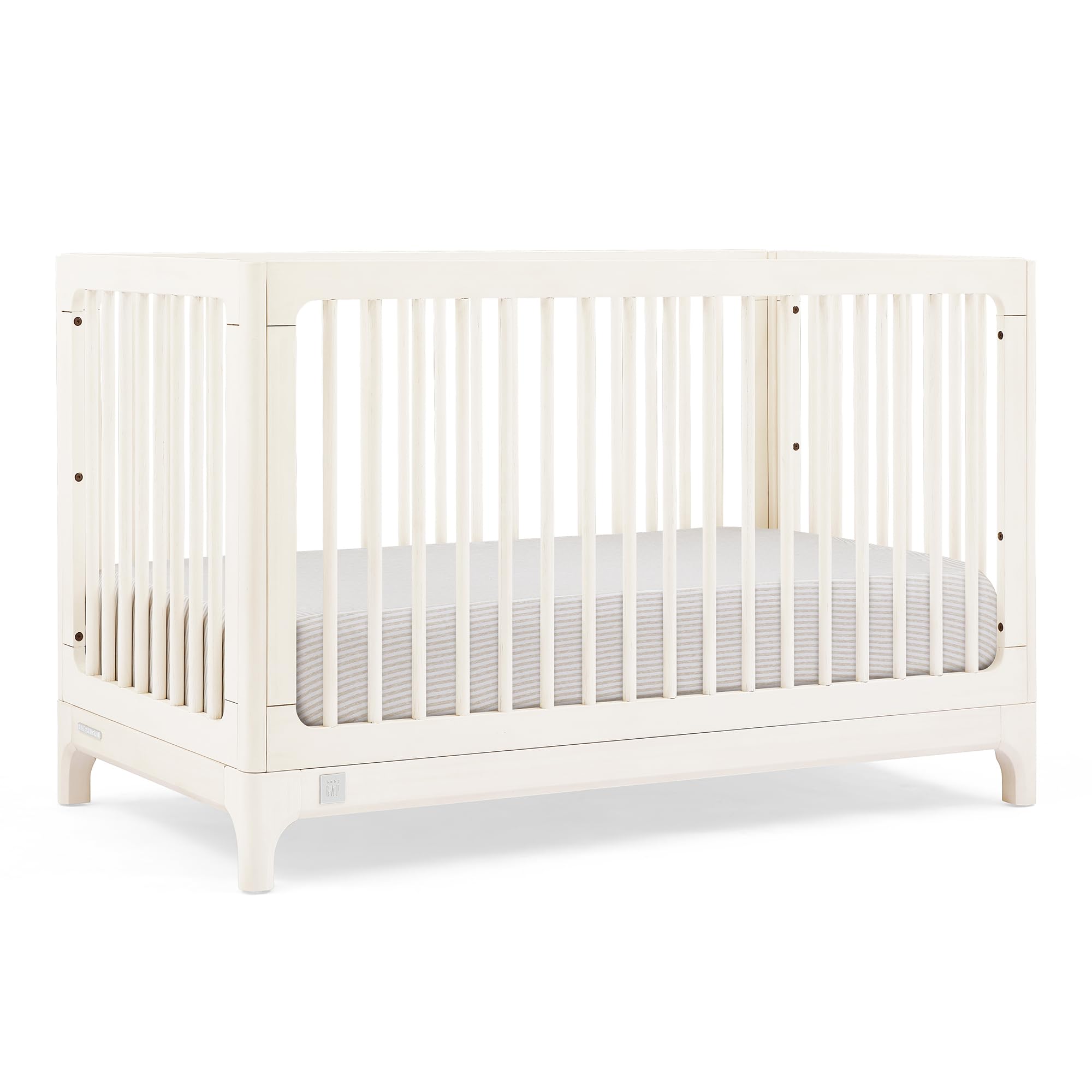4-in-1 Convertible Crib with Adjustable Mattress Heights