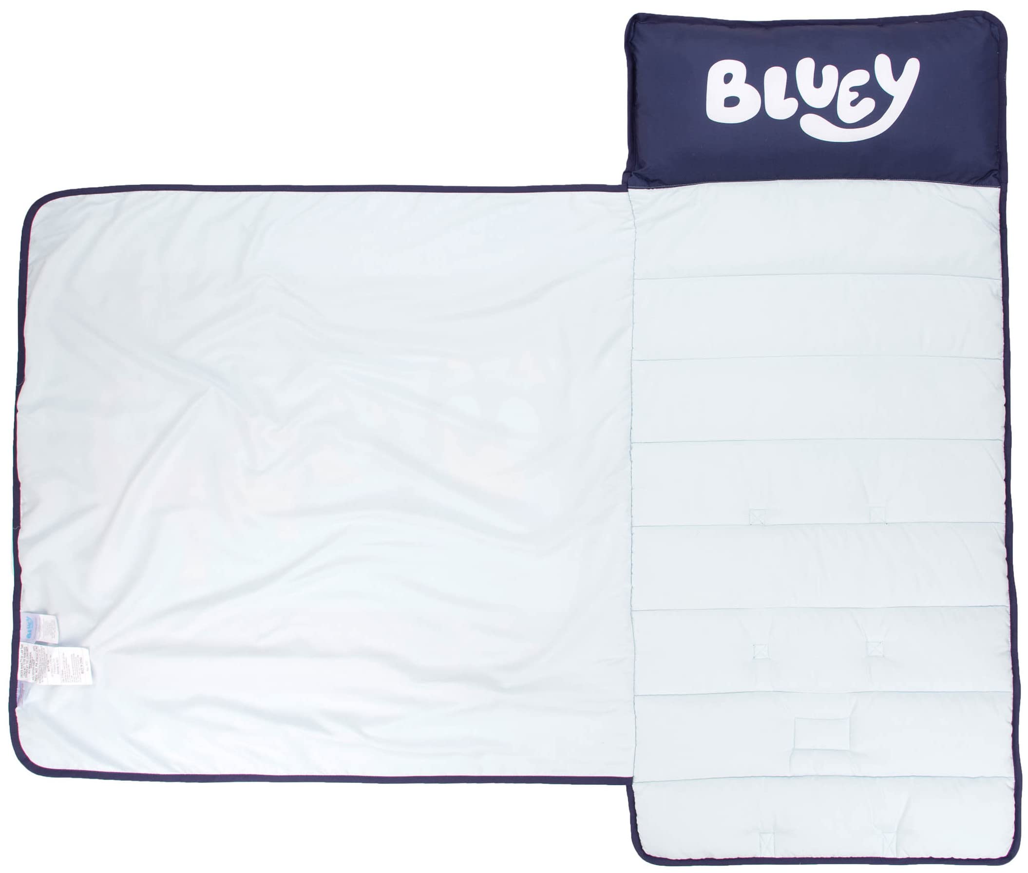 Bluey Sleepy Time Nap Mat – Built-in Pillow and Blanket