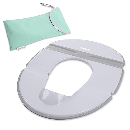 ity by Ingenuity Flip & Sit Potty Seat (White) – Easy to Set Up & Remove