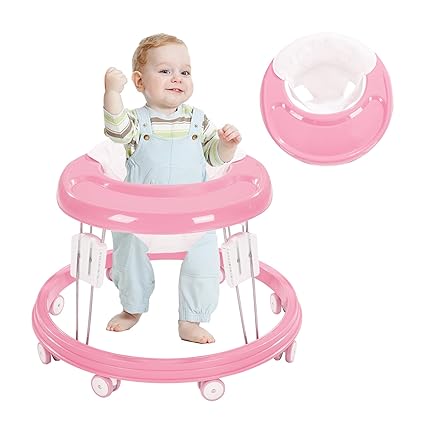 Baby Walkers for Baby with Easy Clean Tray, Universal Wheeled Walker