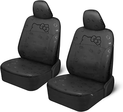Hello Kitty Car Seat Covers - Cute Front Seat Covers, PU Leather Seat Covers for Cars