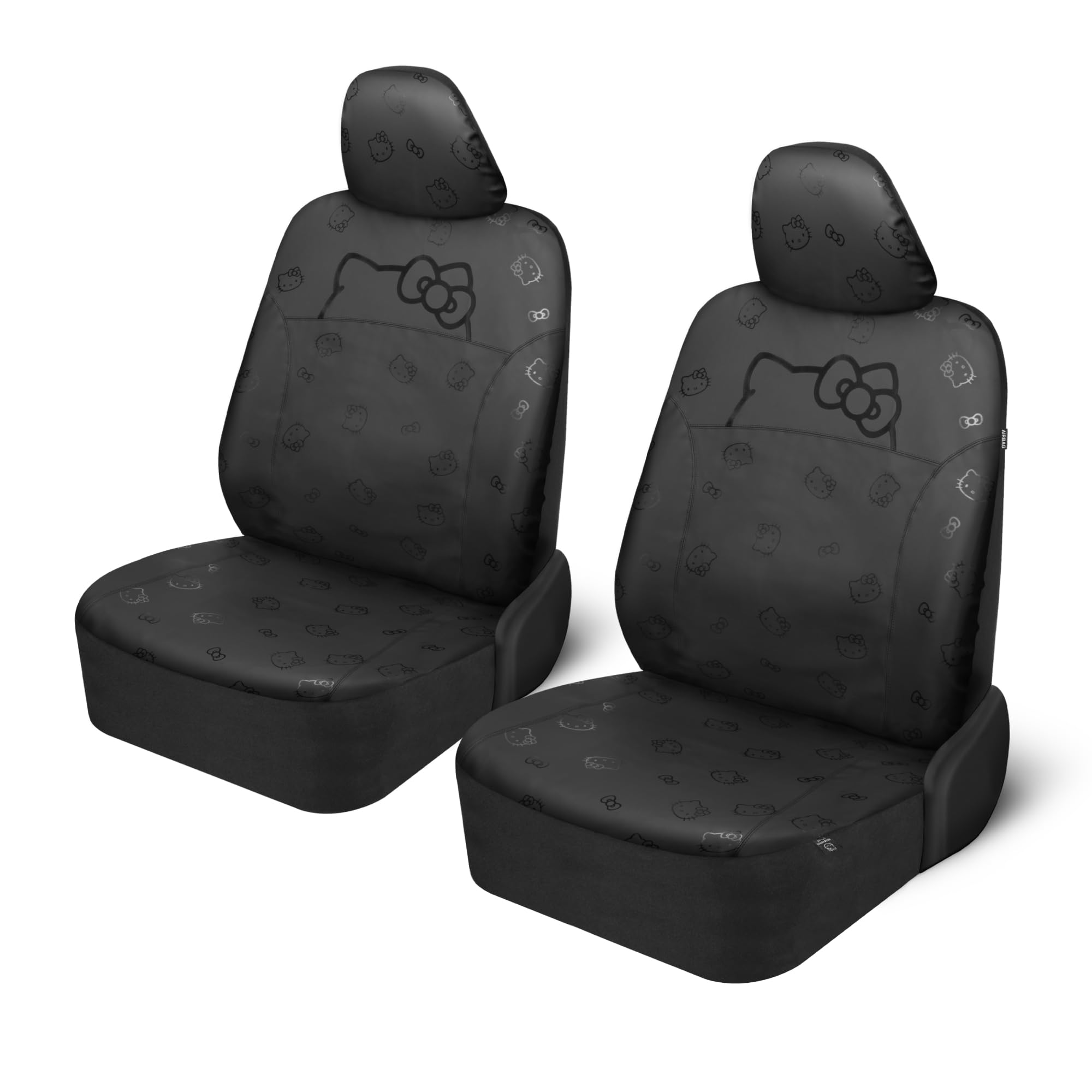 Hello Kitty Car Seat Covers - Cute Front Seat Covers, PU Leather Seat Covers for Cars