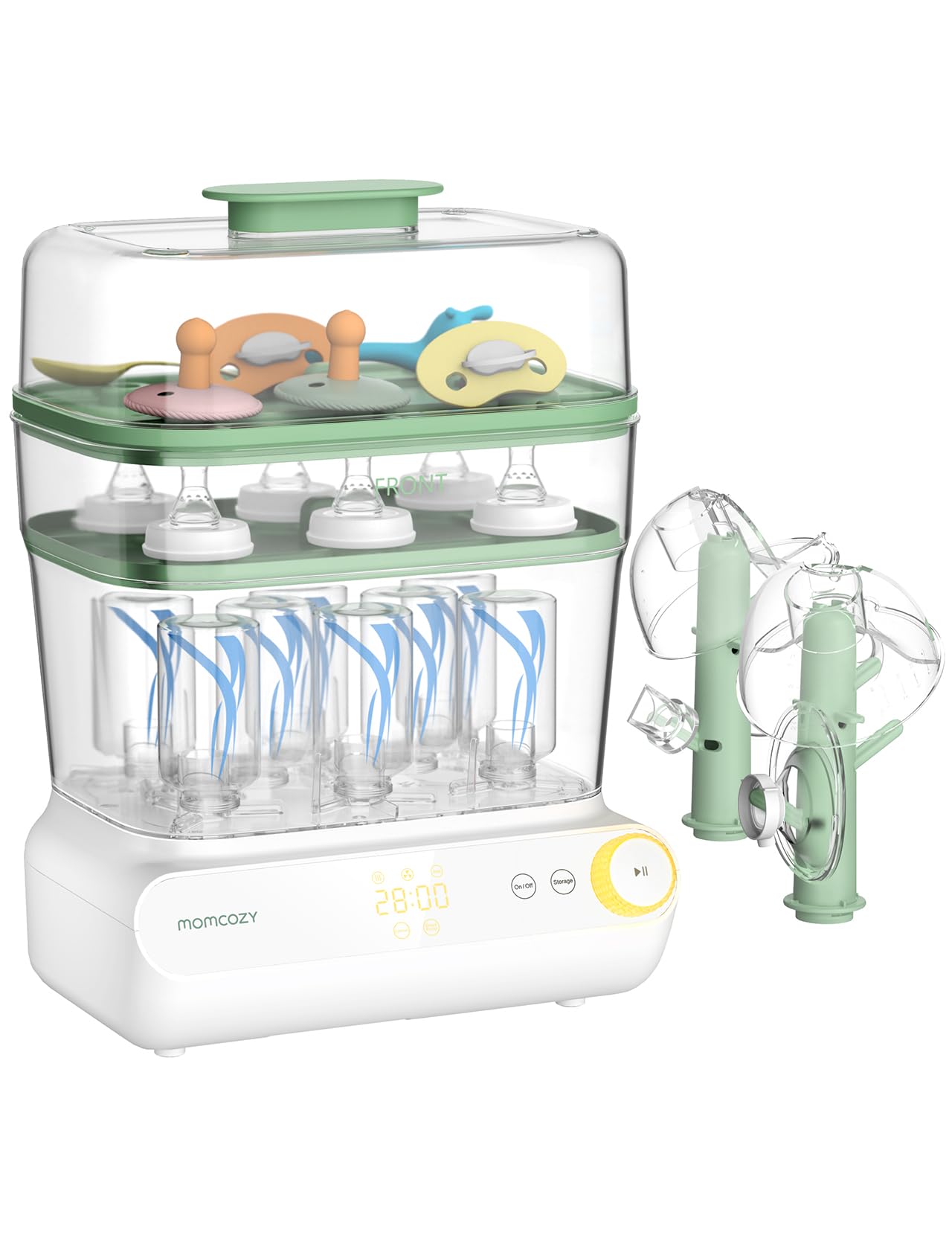 Layers Large Bottle Sterilizer and Dryer, Fast Sterilize and Dry