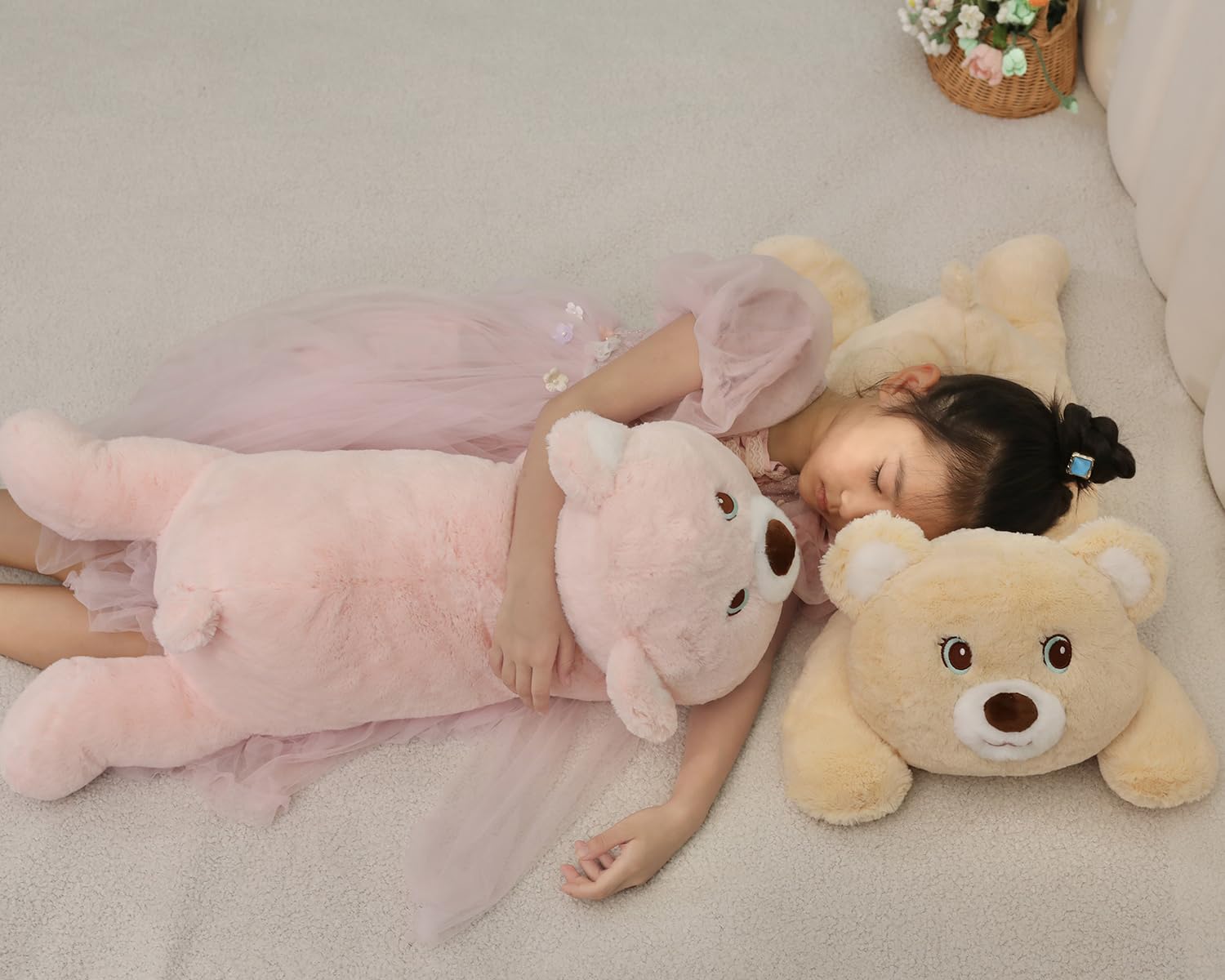 26 inch 5 lbs Bear Weighted Stuffed Animals, Large Weighted Plush Animal