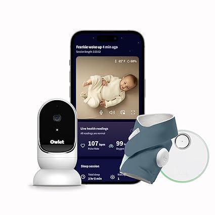 Duo Smart Baby Monitor: FDA-Cleared Dream Sock® Plus Owlet Cam